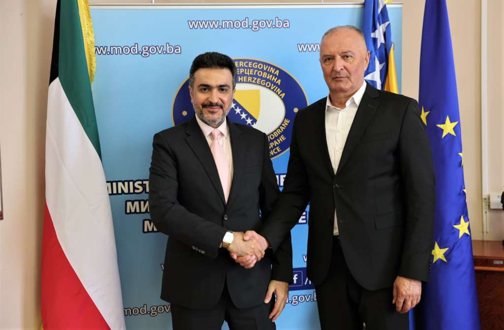 Helez primio u nastupnu posjetu ambasadora Države Kuvajt u BiH