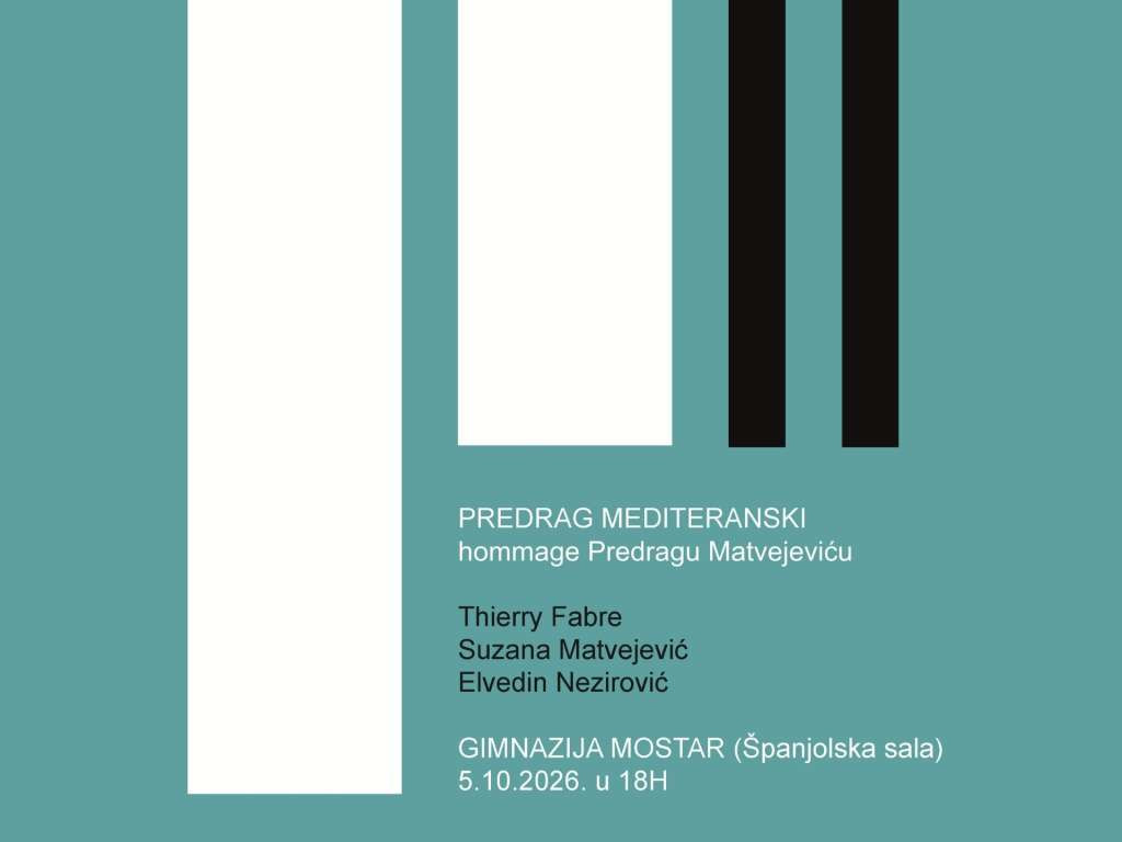 Književni susret 'Predrag mediteranski' u Mostaru posvećen Predragu Matvejeviću
