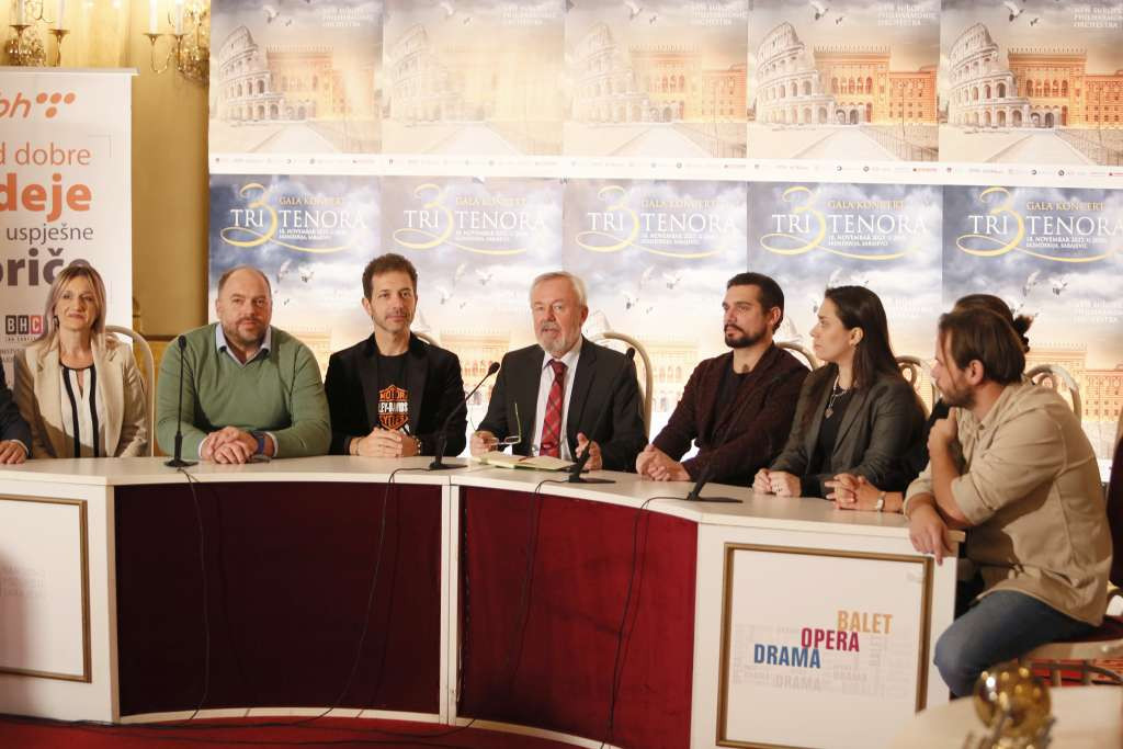 Koncert umjetnika svjetskog glasa - 'Tri tenora' u subotu u KSC Skenderija