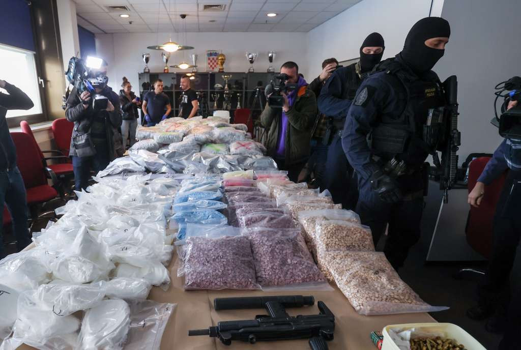 Hrvatska: Najveća zapljena droge u  zadnjih 10 godina na području ZG