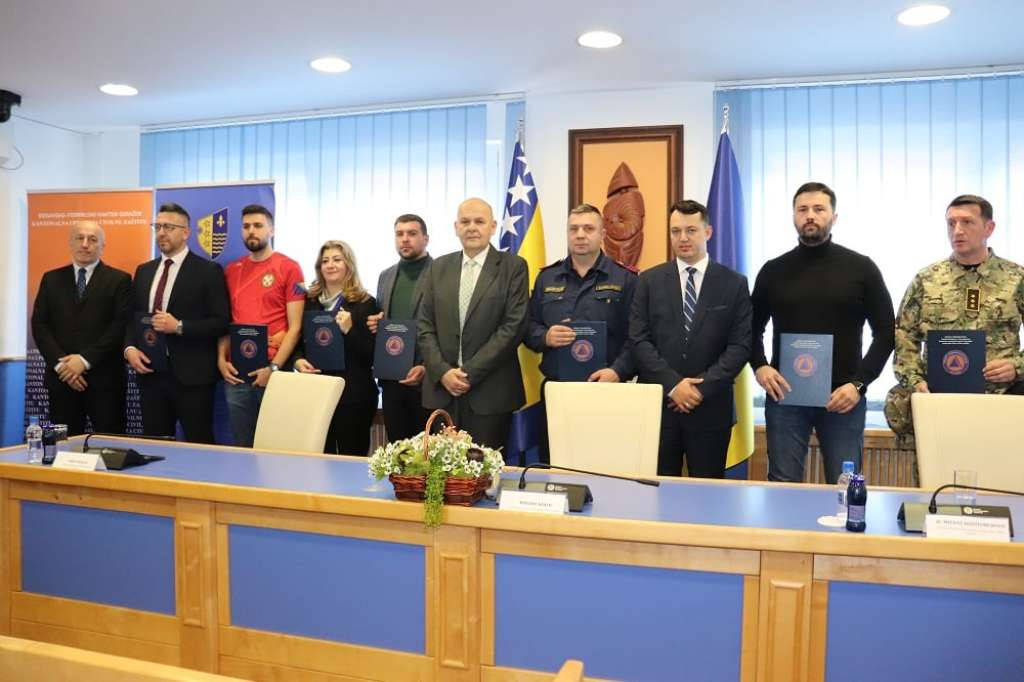 Na svečanoj sjednici Kantonalnog štaba CZ BPK Goražde dodijeljena priznanja