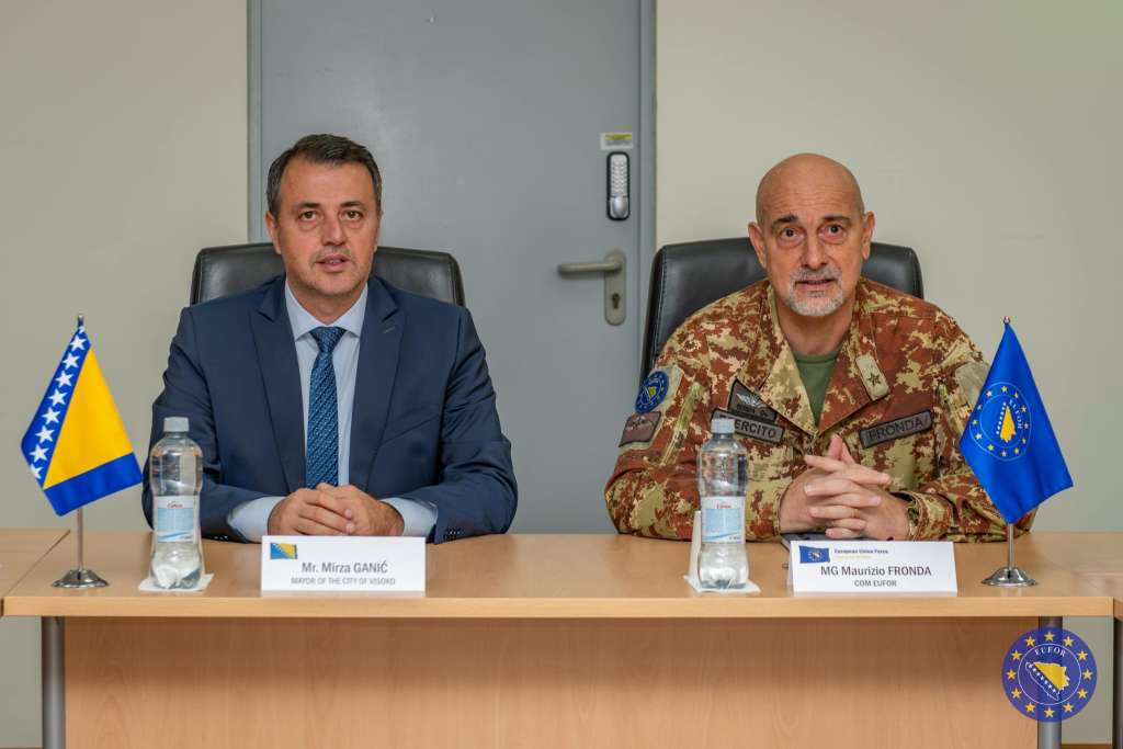 Gradonačelnik Visokog posjetio Komandu EUFOR-a