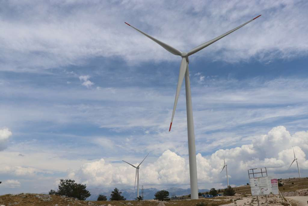 Crna Gora jučer bila treća u Europi po proizvedenoj struji iz vjetroelektrana