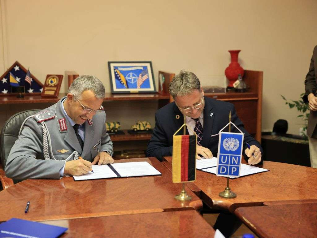 Njemačka nastavlja pomoć u unaprjeđenju infrastrukture na vojnim lokacijama u BiH