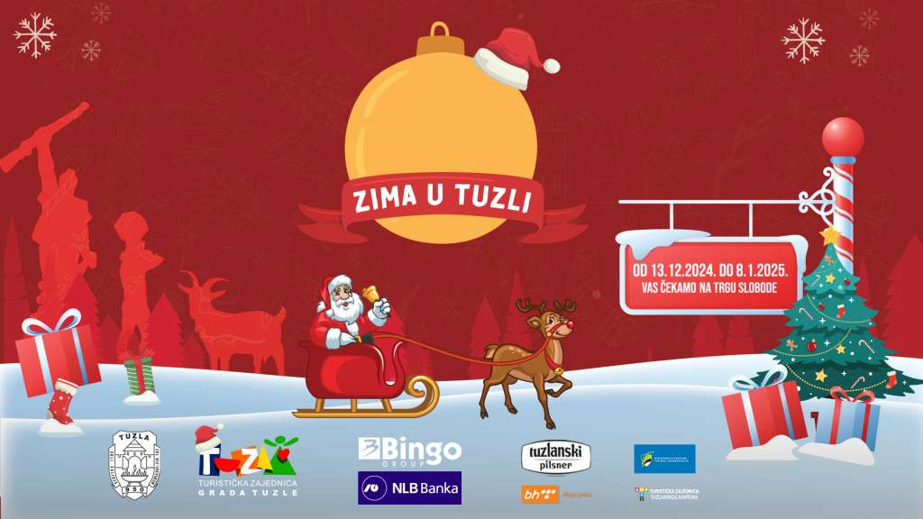 Brojni sadržaji na manifestaciji 'Zima u Tuzli', od 13. decembra 2024. do 8. januara 2025.