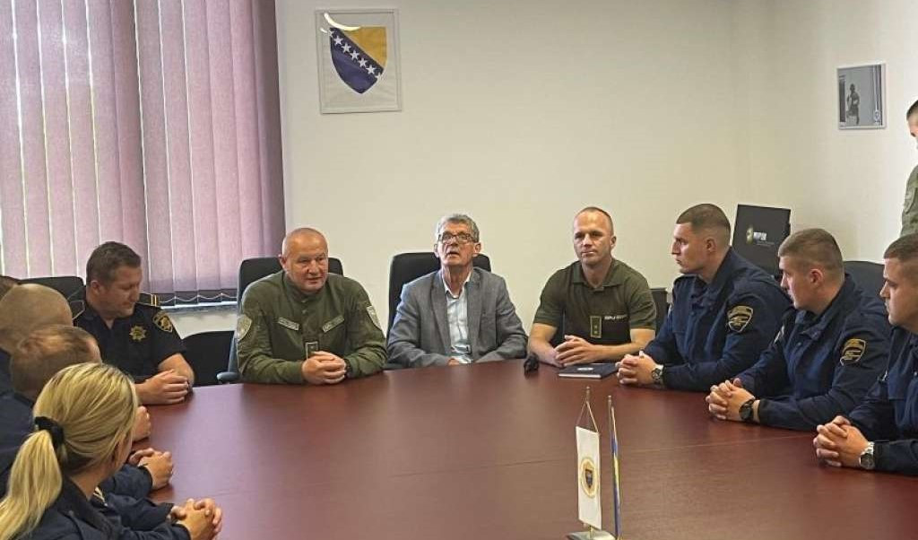 Zatvorski policajci-pripravnici u posjeti Specijalnoj policijskoj jedinici Uprave policije MUP-a ZDK