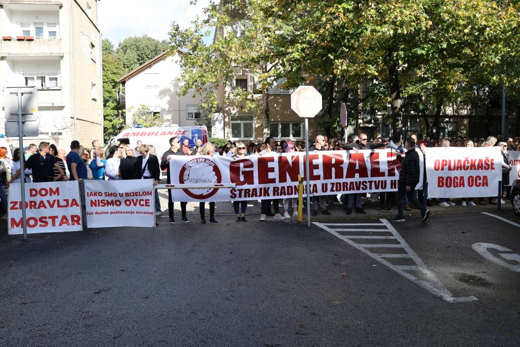 Općinski sud u Mostaru zabranio štrajk zdravstvenih radnika