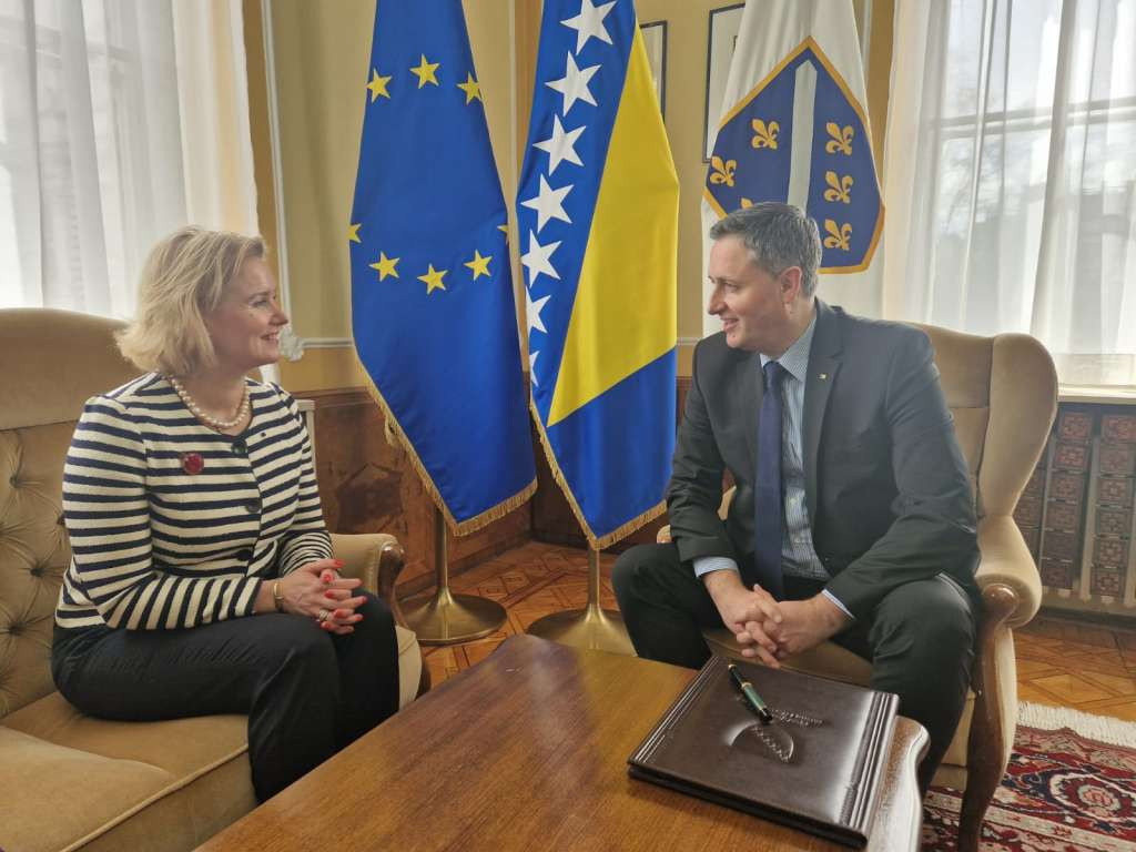 Bećirović u susretu sa Vermeulen: Belgija podržava Bosnu i Hercegovinu na putu EU integracija