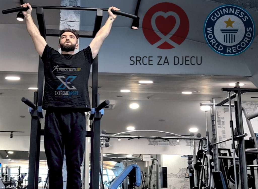 Pokušaj obaranja Guinnessovog rekorda u humanitarne svrhe, 24 sata zgibova za 'Srce za djecu'