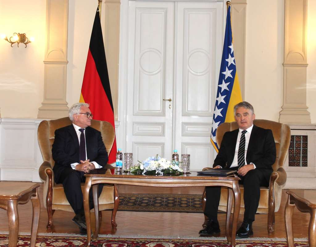 Komšić primio novog njemačkog ambasadora, naglašeno snažno partnerstvo BiH i Njemačke