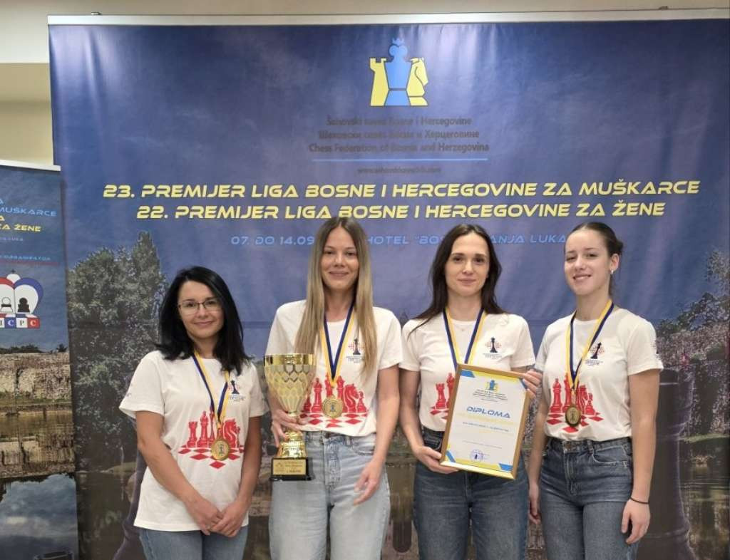Šahistice 'Napretka' Zenica prvakinje BiH u šahu