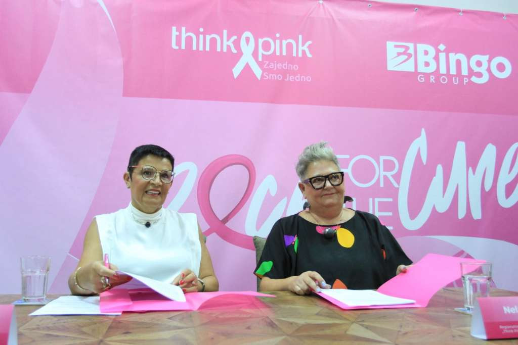 Bingo Group i „Think Pink - zajedno smo jedno“ potpisali ugovor o  saradnji