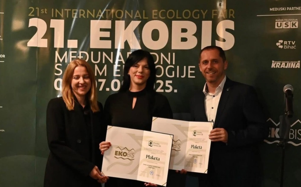 Grad Cazin nagrađen za najbolji kolektivni nastup na sajmu EKOBIS