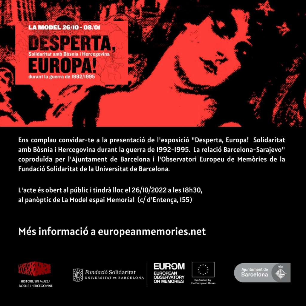 Izložba Historijskog muzeja BiH 'Wake up, Europe' u Barceloni