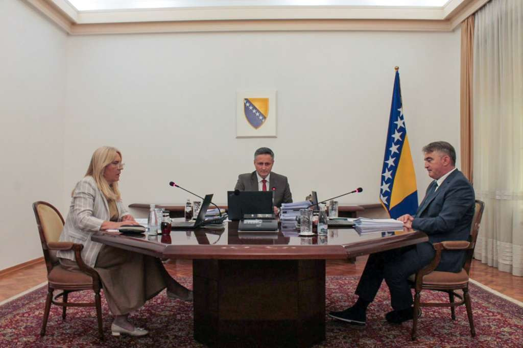 Predsjedništvo BiH utvrdilo Prijedlog zakona o Budžetu institucija BiH za 2026.godinu