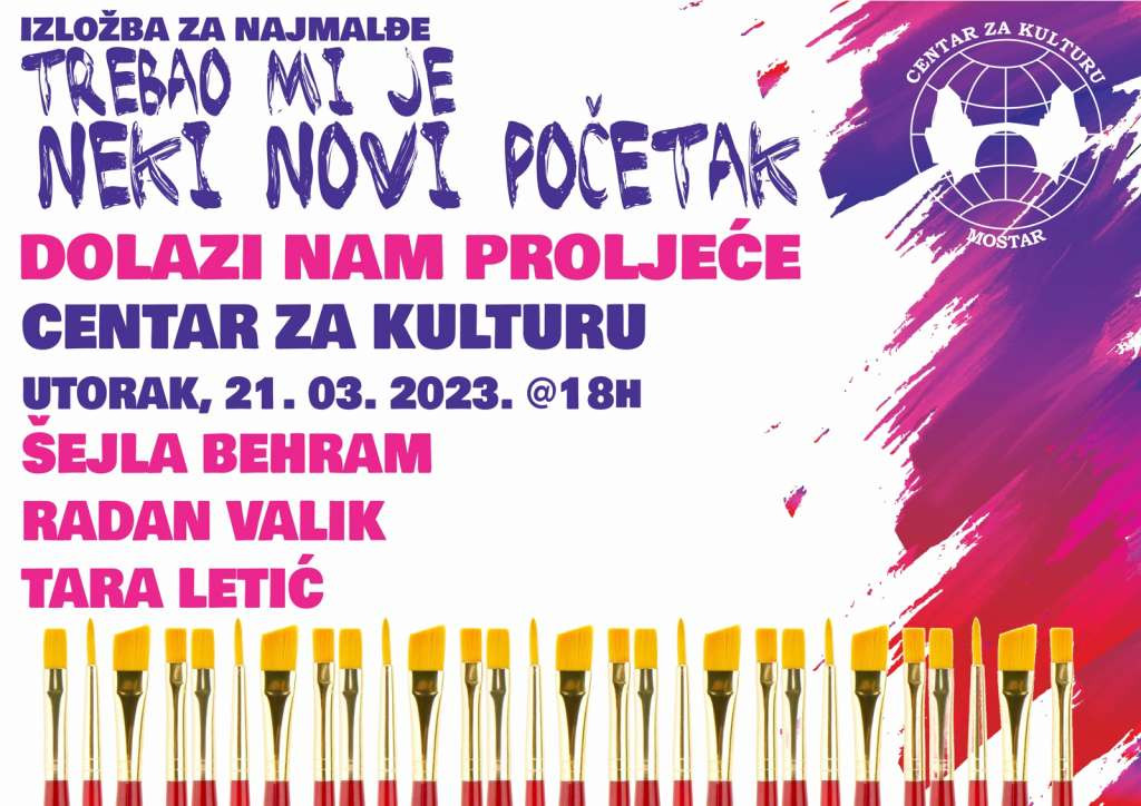 Najmlađi zaljubljenici u slikarstvo predstavljaju se publici ciklusom Trebao mi je neki novi početak