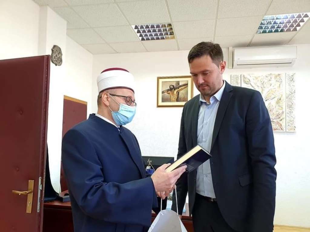 Muftija mostarski u posjetu općini Tomislavgrad i Franjevačkom samostanu