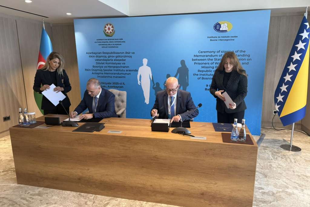 Institut za nestale osobe BiH i Azerbejdžan potpisali memorandum o saradnji u traženju nestalih