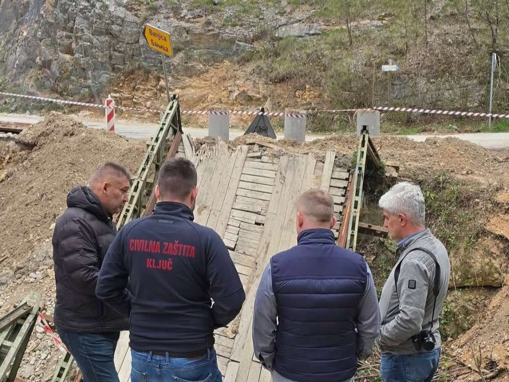 Ključ: Hitna sanacija srušenog mosta u Banjici počinje sutra