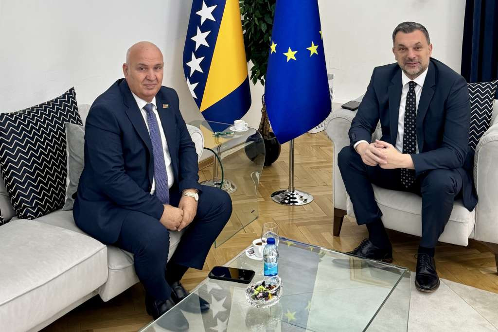 Konaković i Maarouf razgovarali o položaju i pravima palestinske zajednice u BiH te situaciji u Gazi