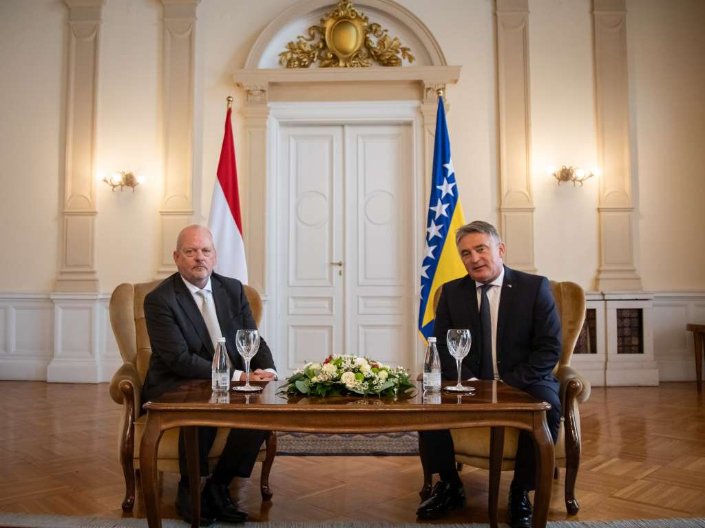 Komšić primio akreditive novoimenovanog ambasadora Nizozemske u BiH