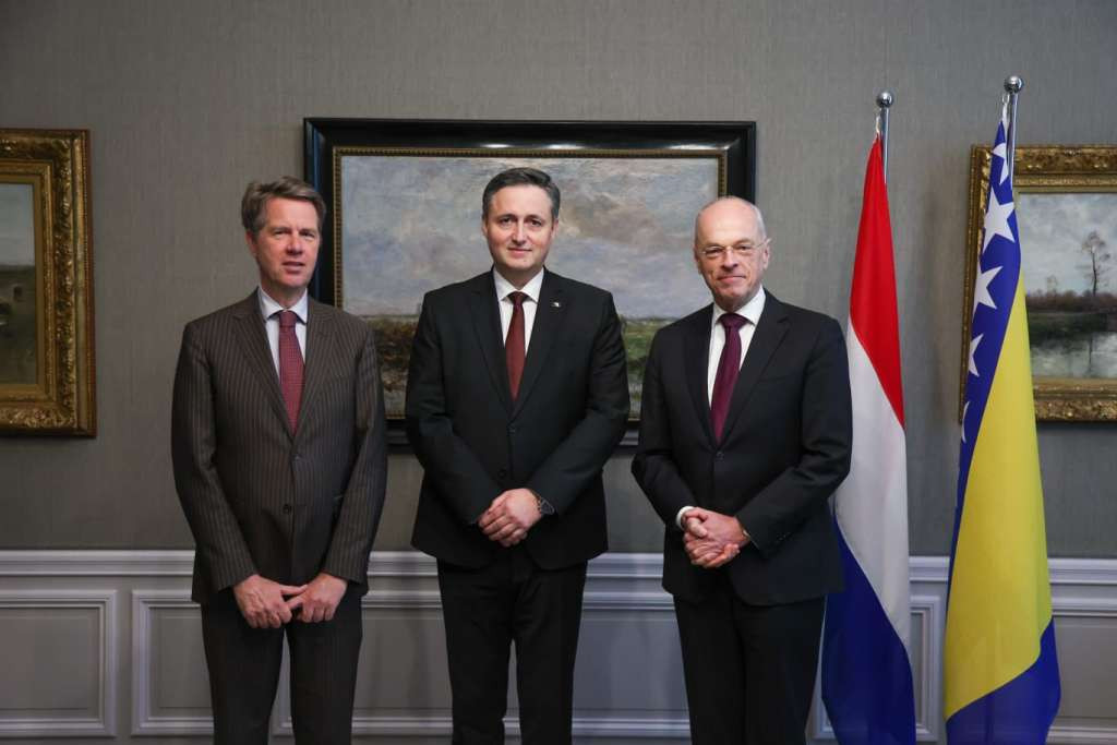 Bećirović: Kraljevina Nizozemska snažno podržava nezavisnu i suverenu BiH