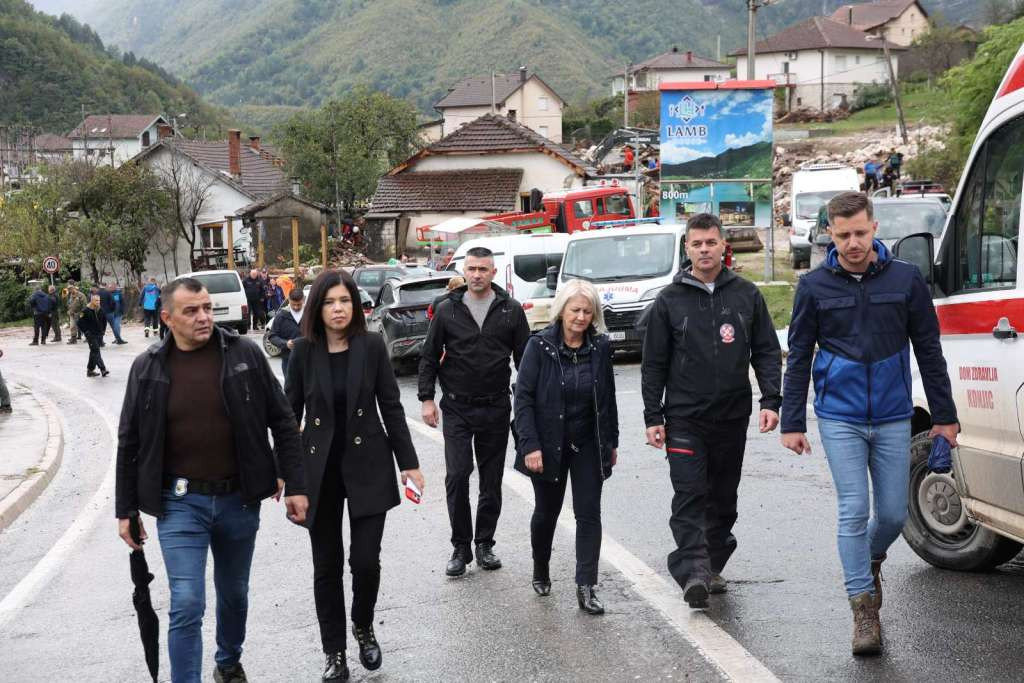 Krišto u Jablanici: Teško je govoriti nakon ovih stravičnih prizora