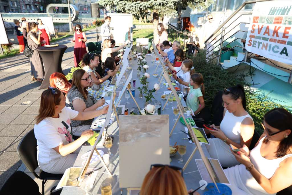 'Likovna promenada' obilježila program 'Šetnice kulture'
