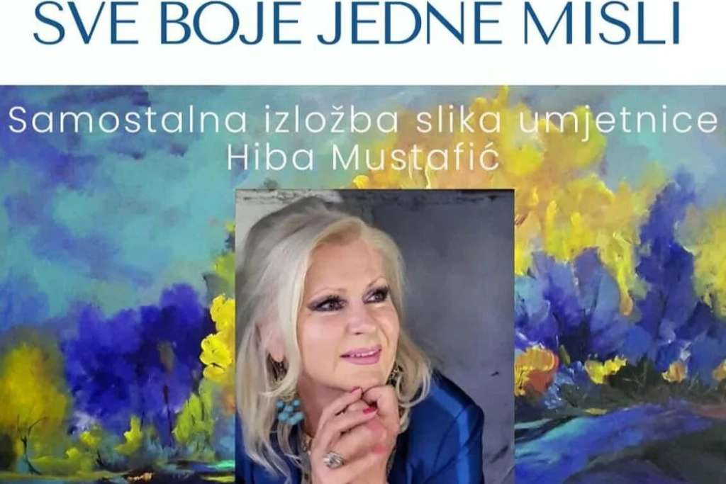 U Maglaju izložba Hibe Mustafić 'Sve boje jedne misli'