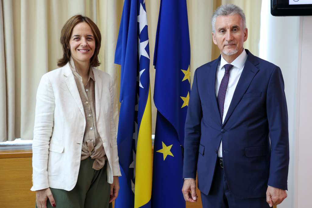 Ademović sa ambasadoricom Kraljevine Španije u BiH