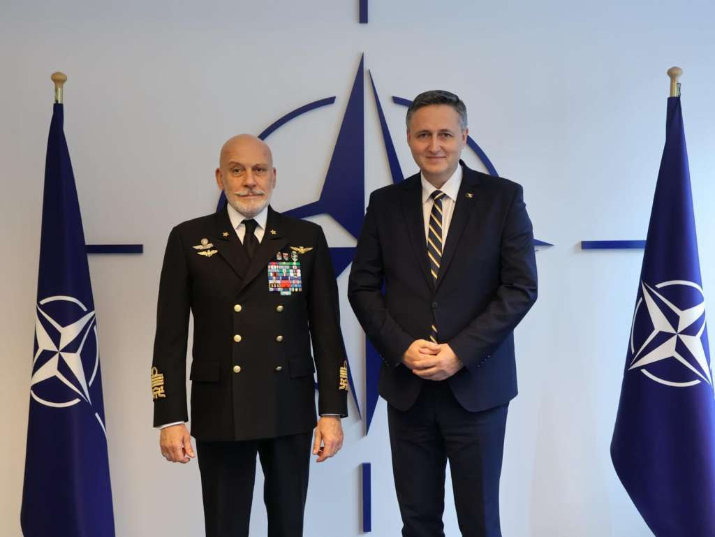 Bećirović s Dragoneom: BiH ostaje snažno opredijeljena za jačanje partnerstva s NATO-om