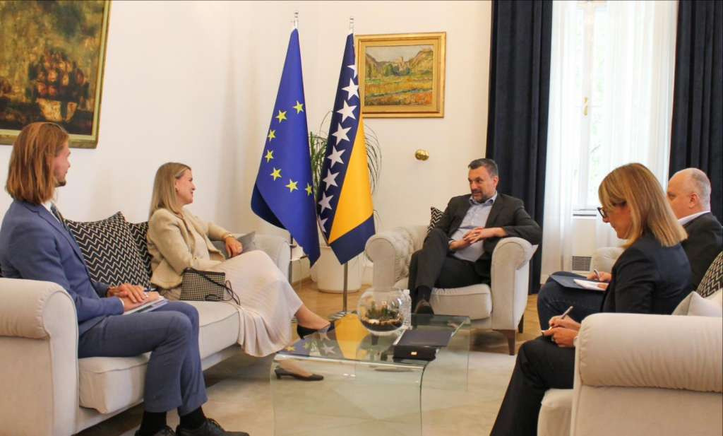 Konaković primio u oproštajnu posjetu ambasadoricu Kraljevine Švedske Johannu Stromquist