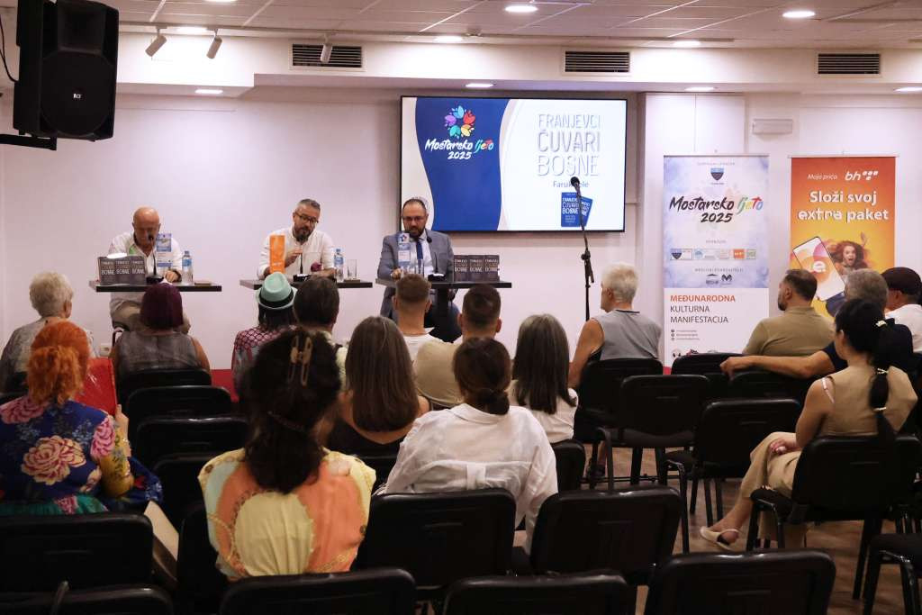 Mostarsko ljeto: Predstavljena knjiga Faruka Vele o ulozi franjevaca u povijesti BiH