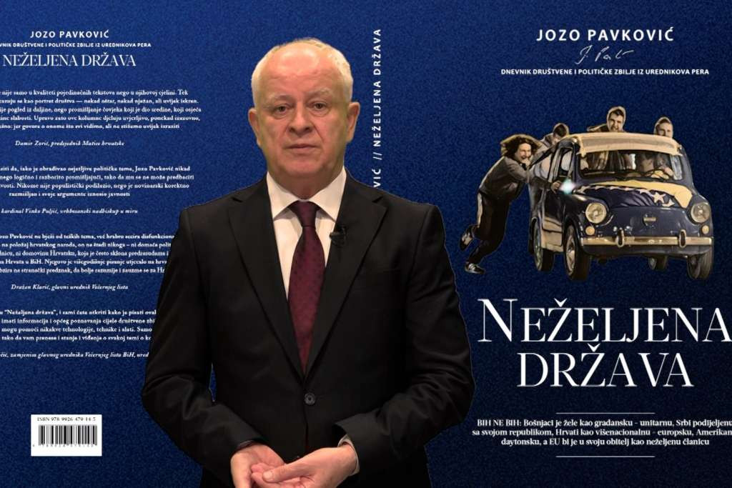 Knjiga kolumni Joze Pavkovića "Neželjena država" iz tiska izašla na godišnjicu potpisivanja Daytonskog sporazuma