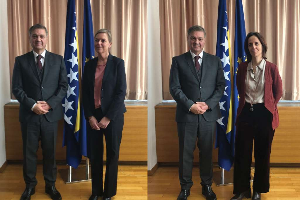 Zvizdić s ambasadoricama Norveške i Španije: Unaprijediti ekonomsku saradnju
