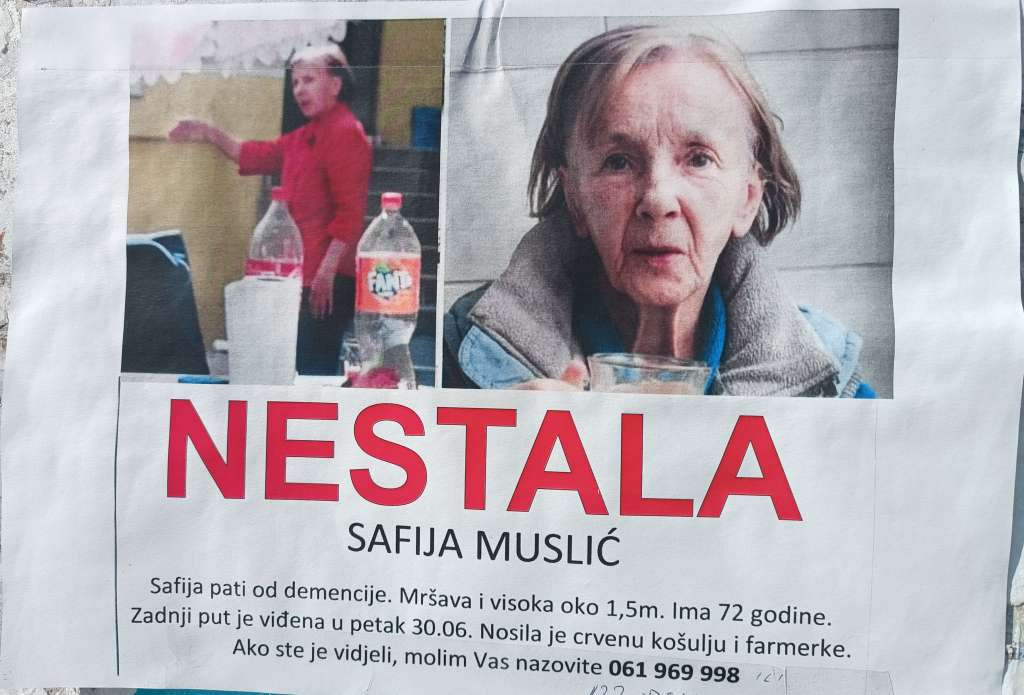 Safija Muslić iz Zenice nakon sedmodnevne potrage pronađena mrtva