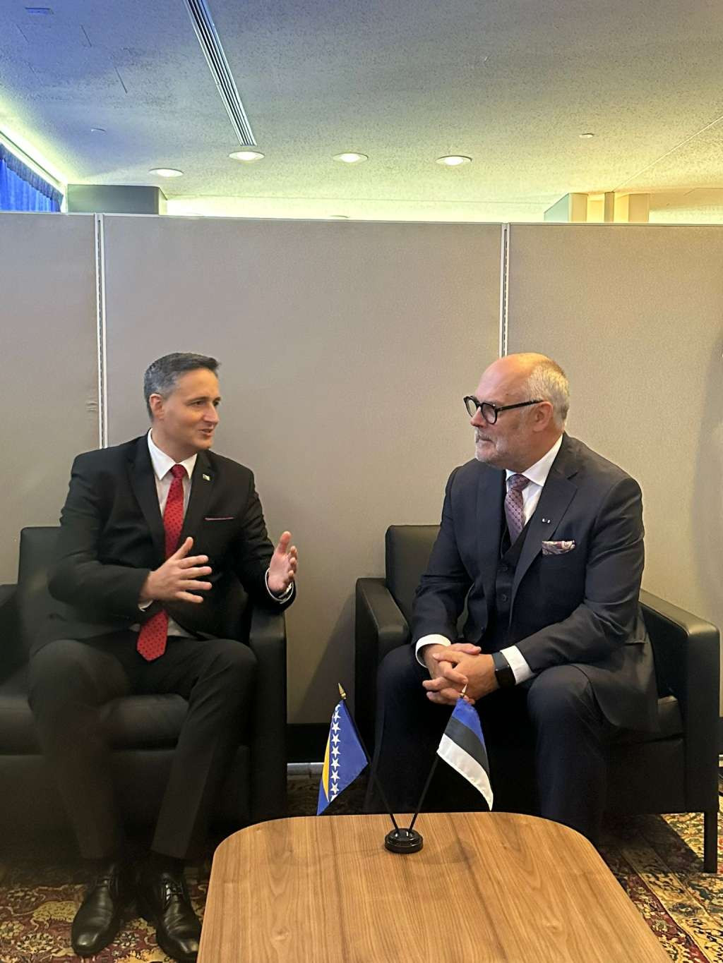 Bećirović s predsjednikom Estonije: Jačati veze BiH s članicama NATO-a i EU