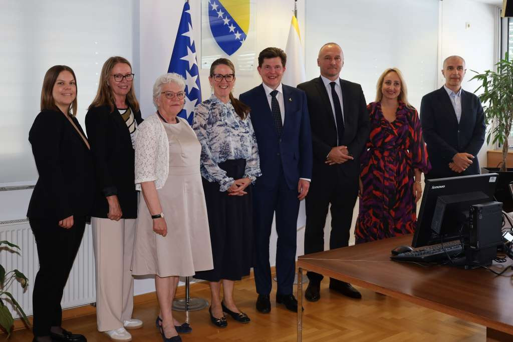 VSTV BiH posjetila delegacija Kraljevine Švedske - Jačanje strateške saradnje u oblasti pravosuđa