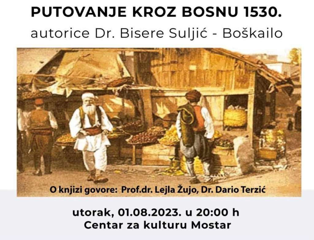 Promocija knjige 'Putovanje kroz Bosnu 1530'