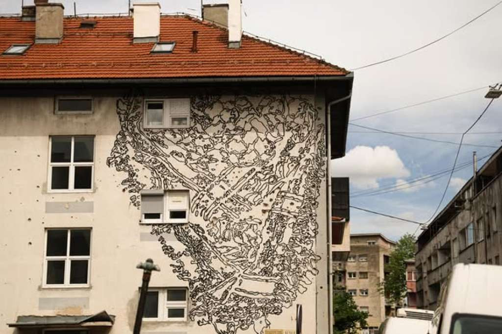 Bihać: Mural 'Empatija' kao umjetnički čin solidarnosti s narodom Palestine