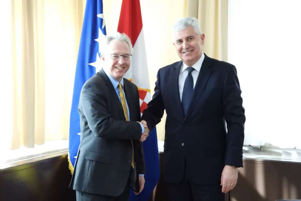 Čović i ambasador Murphy razgovarali o ekonomskoj i privrednoj saradnji