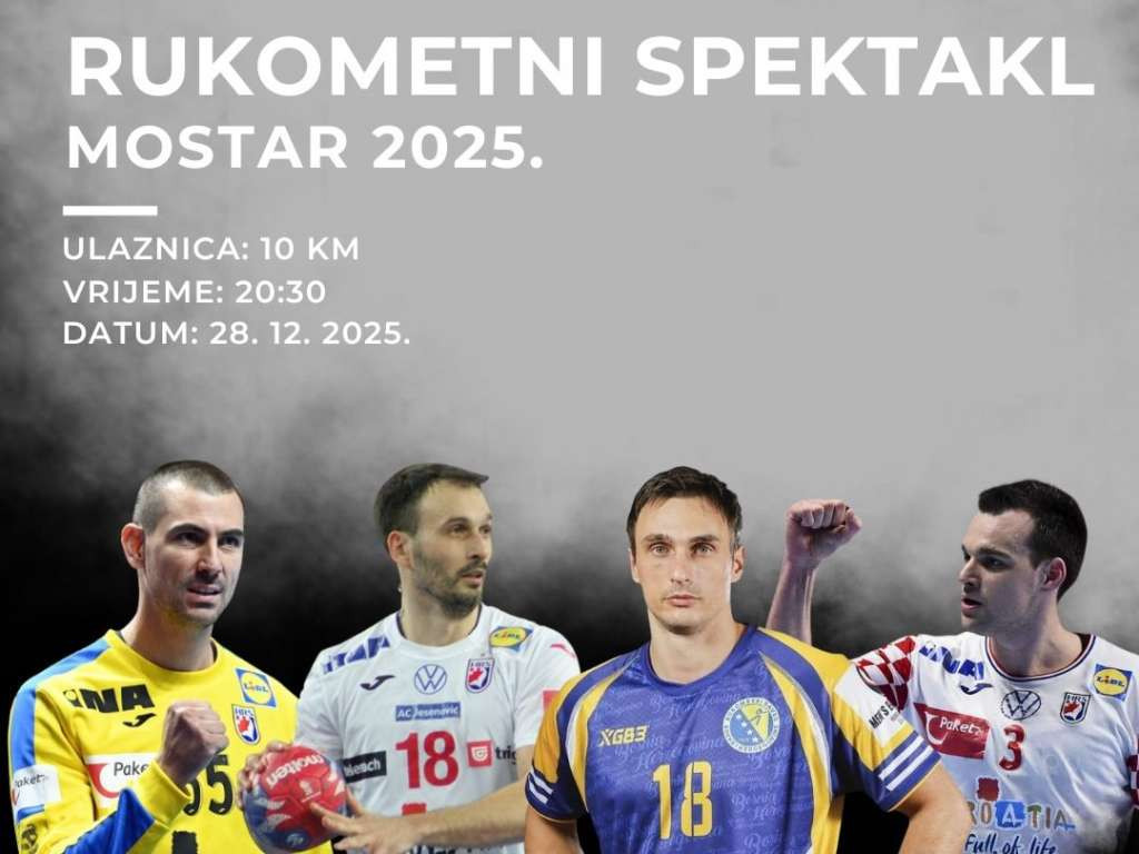 Mostar u nedjelju domaćin petog rukometnog ALL STAR spektakla