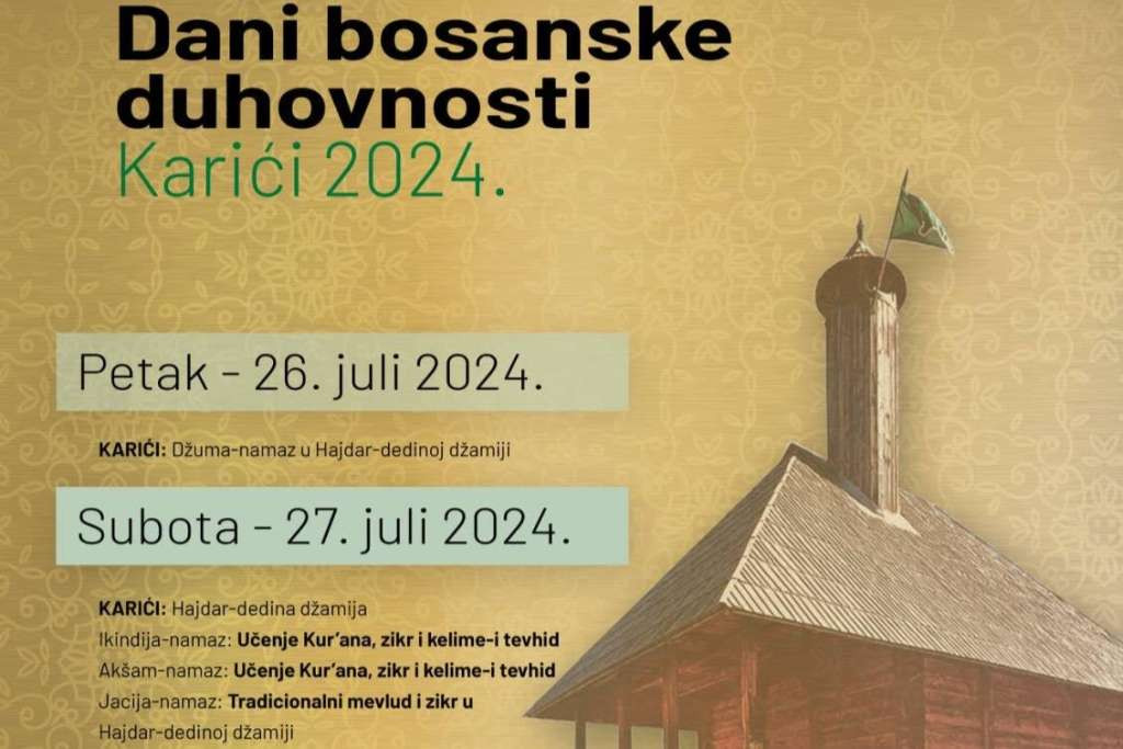 U subotu tradicionalni mevlud i zikr na Karićima
