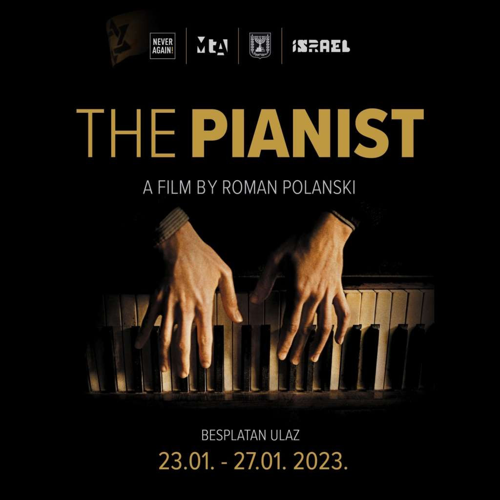 Međunarodni dan sjećanja na žrtve Holokausta: Besplatne projekcije filma 'Pijanist' za građane BiH