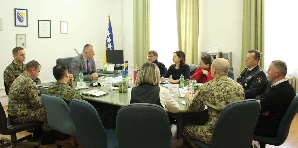 Delegacije MO BiH i Slovenije o statusu realizacije projekata iz NATO-ovog Programa DCBI