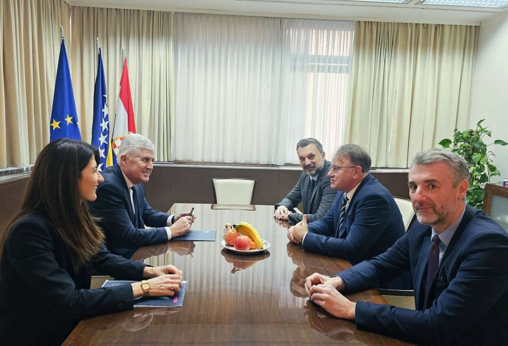 Čović s predstavnicima 'Trojke' o političkoj situaciji i europskom putu BiH