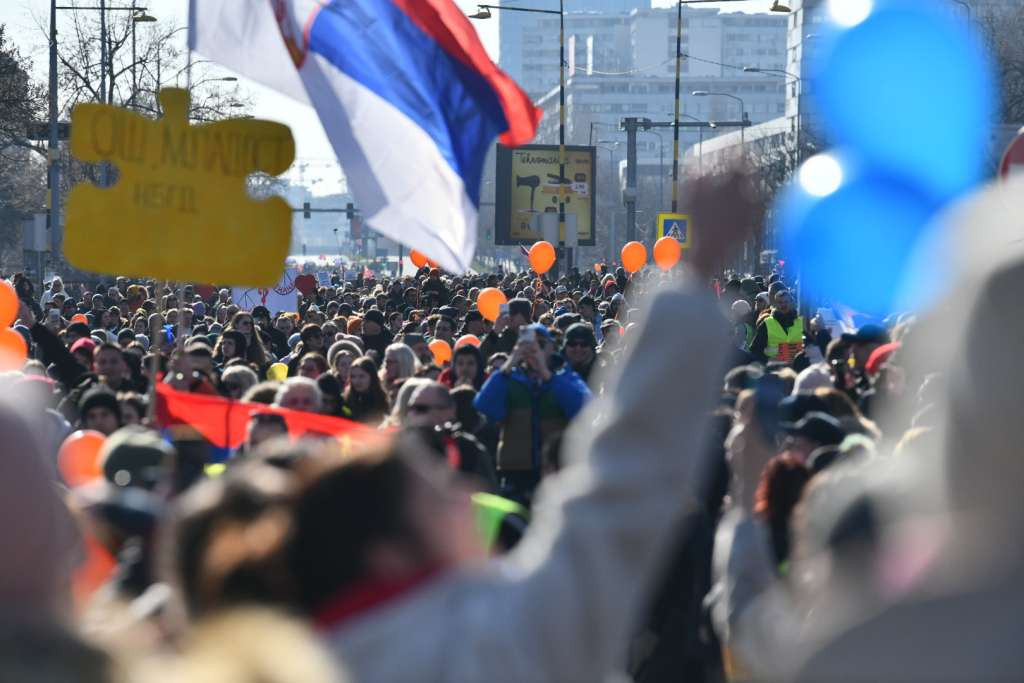 Završen protest ispred Pravnog fakulteta u Beogradu