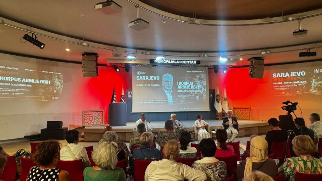 Održano javno predavanje na temu 'Prvi korpus Armije RBiH – Odbrana glavnog grada'