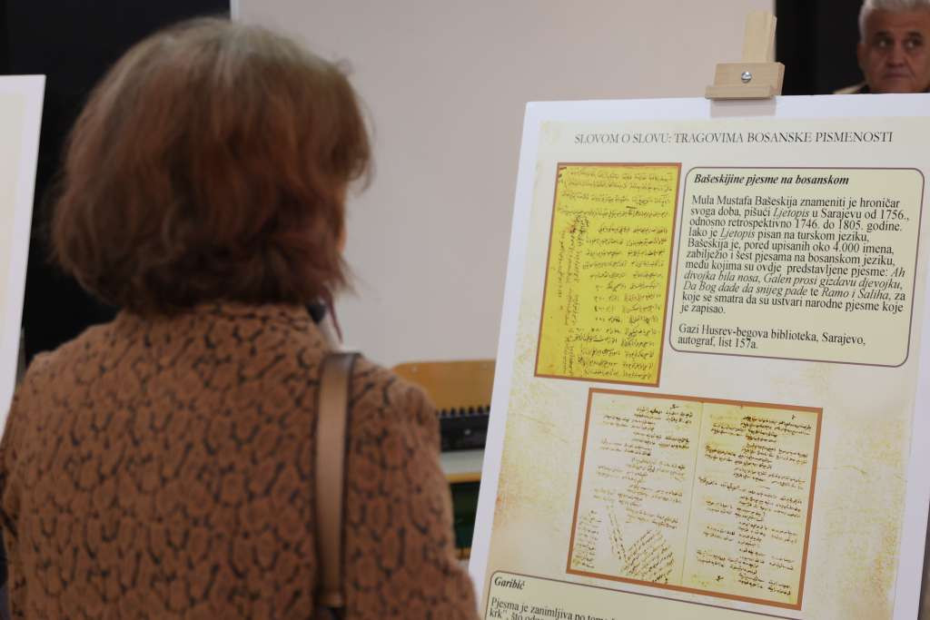 Otvorena izložbi 'Slovom o slovu: Tragovima bosanske pismenosti'