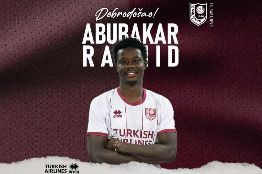 Fudbalski klub Sarajevo sporazumno raskinuo ugovor s Abubakarom